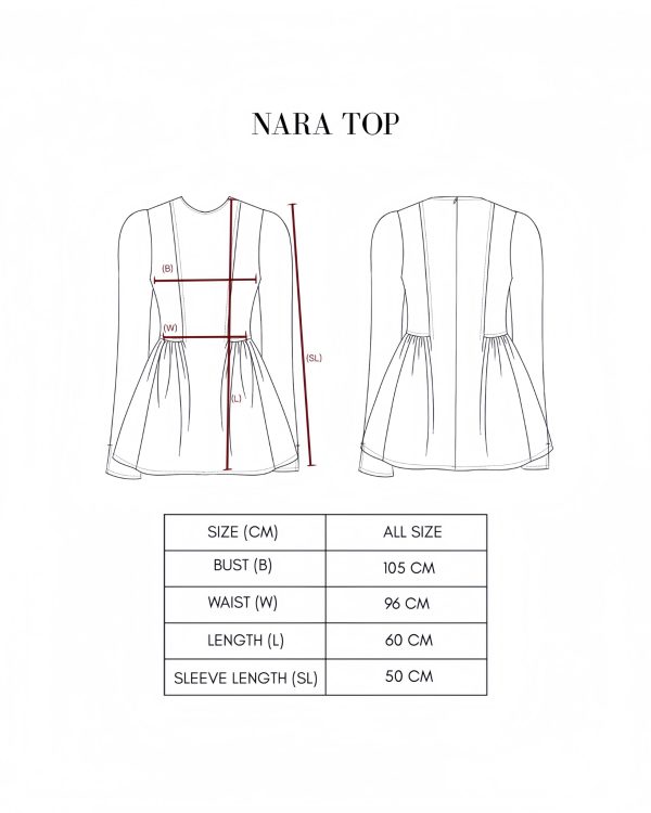 Nara Top - Blouse Princess Line – foto 9