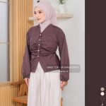 Duéra - Vara Top - Blouse V-Neck Ruched